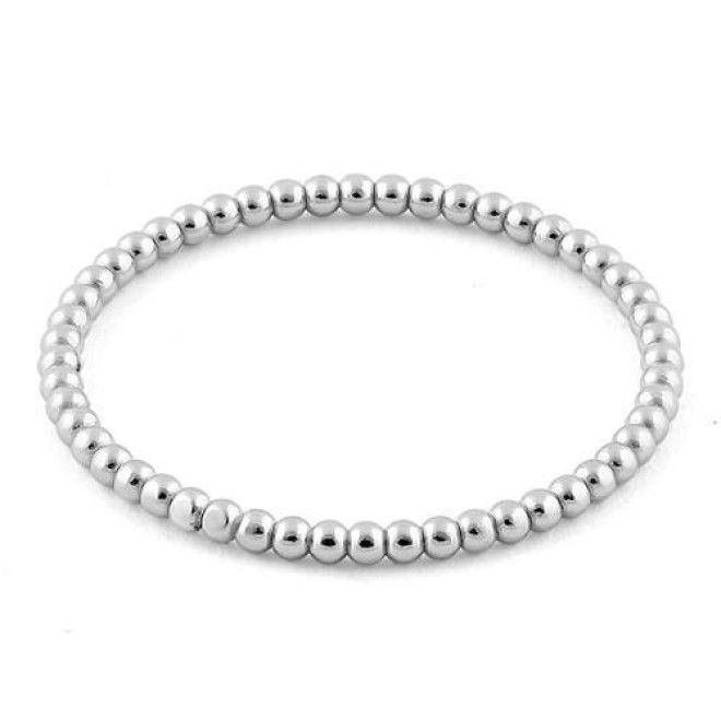 Sterling Silver 1.5mm Stackable Bead Ring