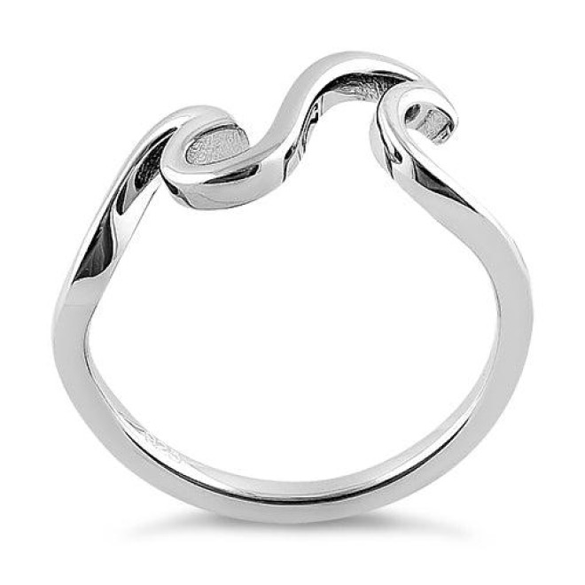 Sterling Silver Epic Waves Ring