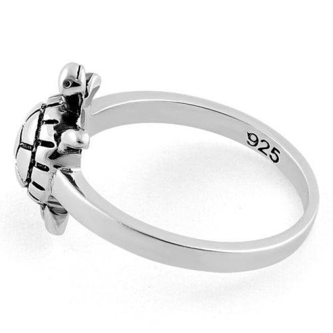 Sterling Silver Turtle Ring