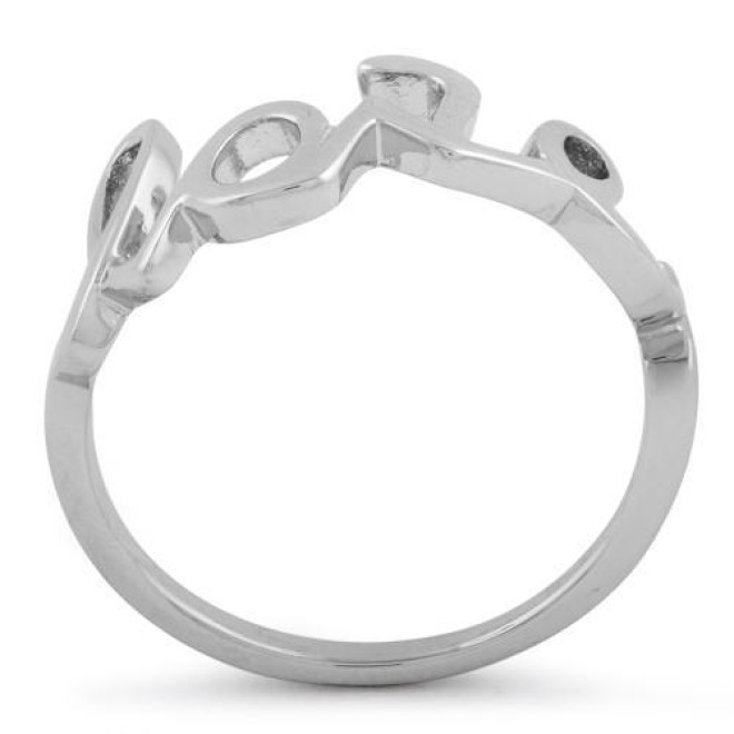 Sterling Silver Love Ring