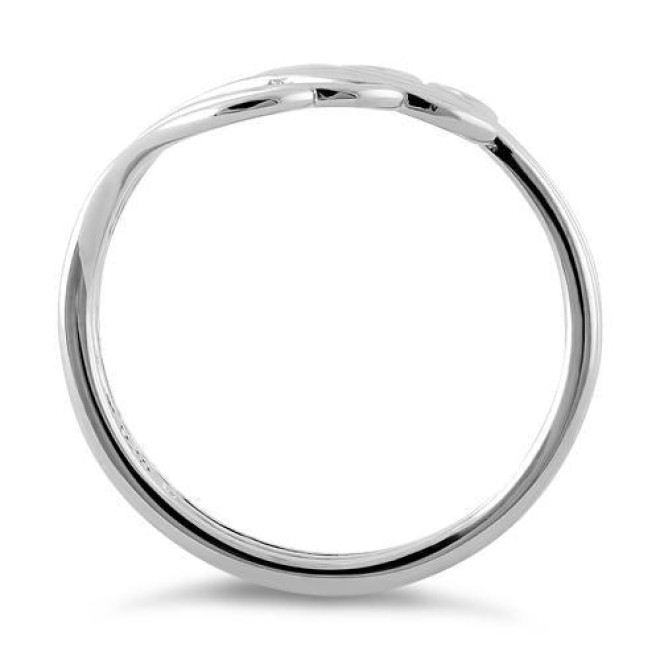 Sterling Silver Waves & Wind Ring