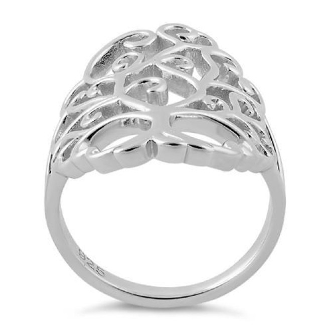 Sterling Silver Tree of Life Ring
