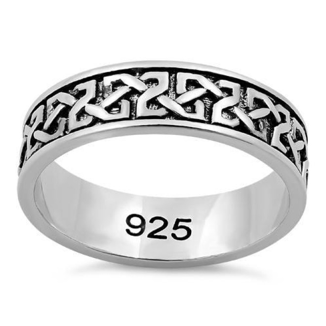 Sterling Silver Celtic Band Ring