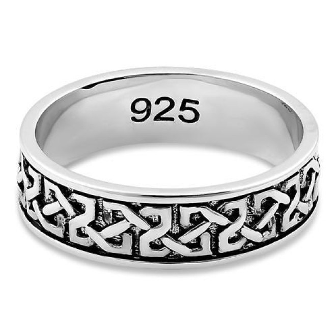 Sterling Silver Celtic Band Ring