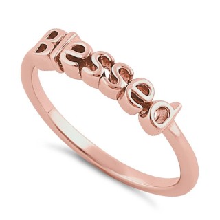 Sterling Silver Rose Gold Plated 