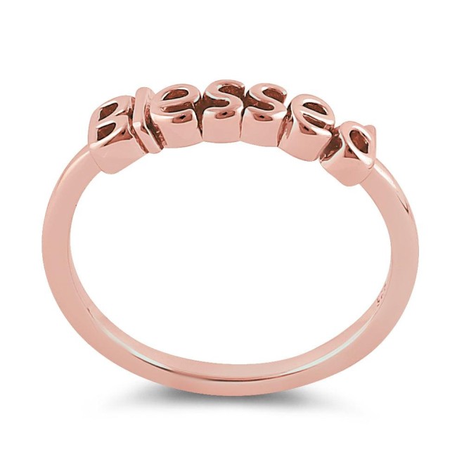 Sterling Silver Rose Gold Plated 
