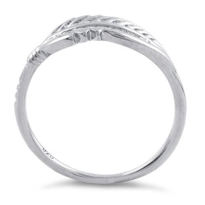 Sterling Silver Feather Ring