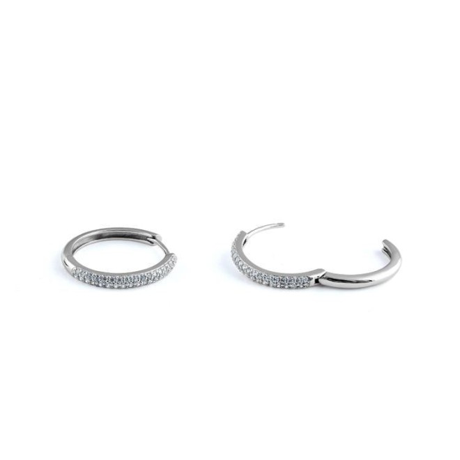 Sterling Silver Astral Clear CZ Earrings
