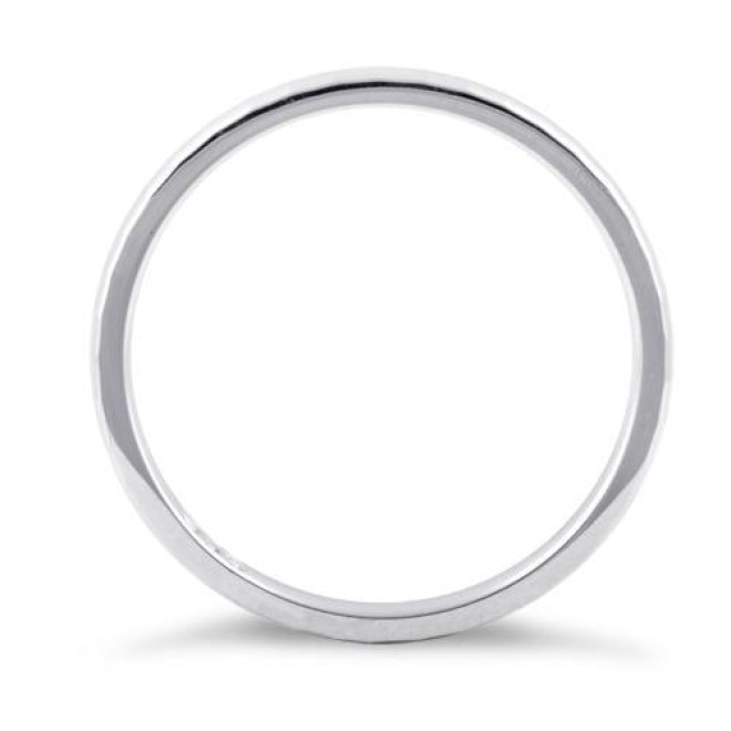 Sterling Silver Diamond Cut Pattern Wedding Band Ring 4mm