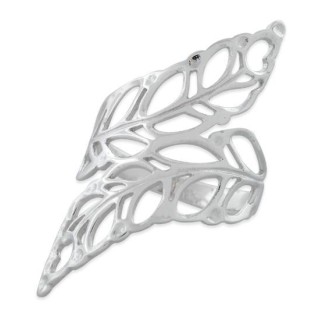 Sterling Silver Extravagant Leaves Ring