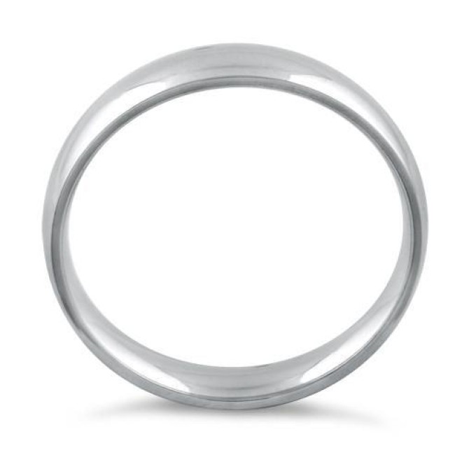 Sterling Silver Wedding Band 4mm