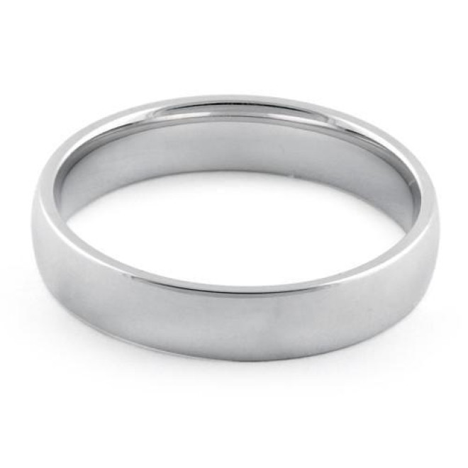 Sterling Silver Wedding Band 4mm