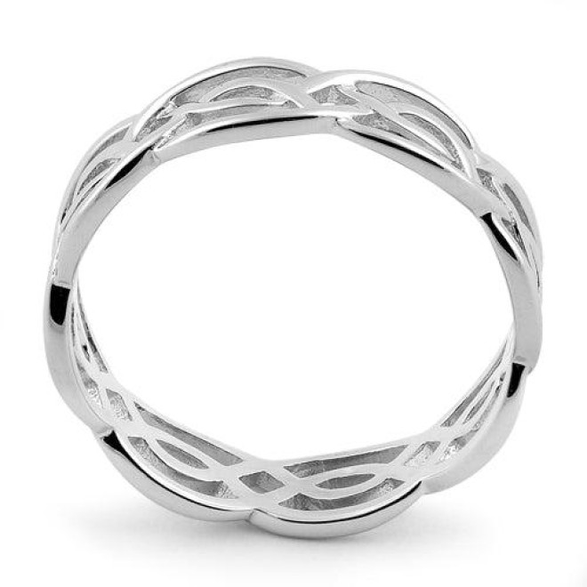Sterling Silver Infinity Celtic Ring