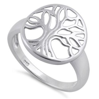 Sterling Silver Tree of Life  Ring