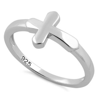 Sterling Silver Cross Ring